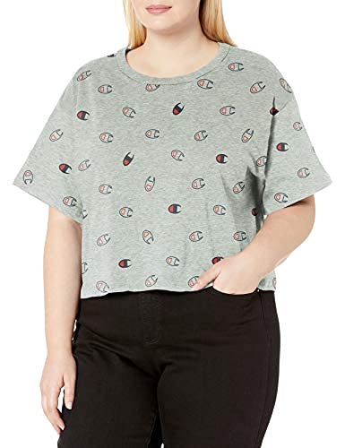Image of Champion Women's Cropped T-Shirt, Classic Cropped Tee Shirt for Women,Crop Top T Shirts For Women