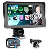 auto bernard besancon Cámara para Coche HD 1080P con Visión Nocturna IR de 360°: Monitores de bebé para coche el sensor ofrece una visión nítida de su bebé sentado en el asiento trasero, incluso en la oscuridad total, gracias a los LED IR invisibles incorporados, sin despertar al bebé. El monitor IPS de 7 pulgadas ofrece imágenes con colores reales y la cámara para bebés para el asiento trasero del coche se puede girar 360°, para que siempre encuentres el ángulo más seguro.