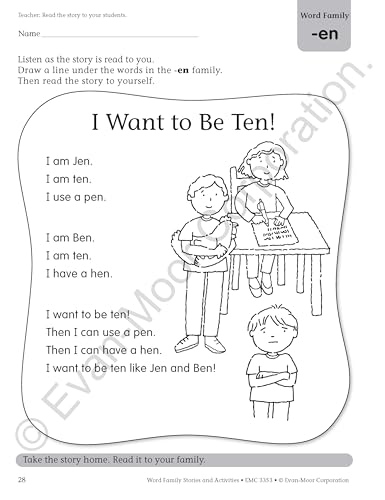 Word Family Stories & Activities, Level A - Image 4