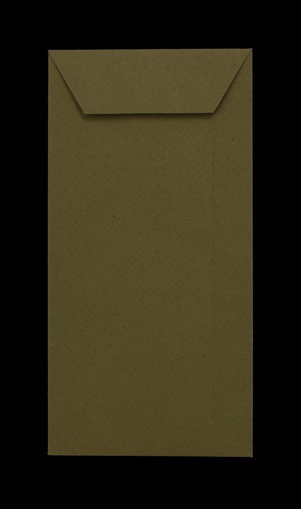 Blanke Briefhüllen - 500 Versandtaschen im Format 110 x 220 mm (DIN Lang) in Braun