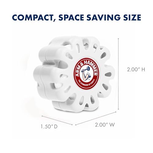 Arm & Hammer OdorBusterz ShapeMATE™, White Linen Flower, 4 Count – Decorative Odor Eliminator for Small Spaces - image 6