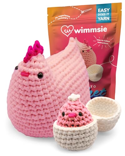 Wimmsie Crochet Animal Kit for Beginners - Easy Beginner Crochet