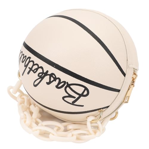 Basketball Shape Pu Leather Shoulder Handbag Novel Design For Women Girls Basketball Lovers4