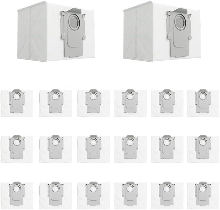20 Pack for Roborock Vacuum bags Q10 S5+/X5+, Q8 Max+, Q7+, Q7 M5+/Max+