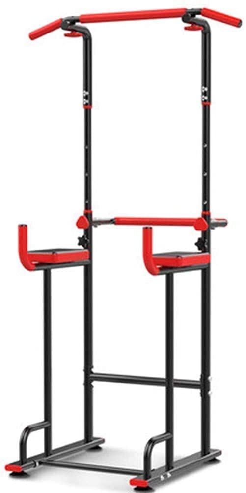HTTGDGDH Gym Strength Exercise Power Tower Pull Up And Dip Station Height Adjustable Power Tower Station Maximum Load 120Kg Adjust The Height For Home Gym Pull Up Bar Strength Tra,