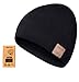 Produktbild RLGPBON Bluetooth Mütze Männer Frauen Geschenke, Bluetooth 5.0 Beanie, Unisex Winter Strickmütze mit Kopfhörern Bluetooth Outdoor-Sport, Skifahren, Laufen,Weihnachten Geschenk, Geburtstags Geschenk