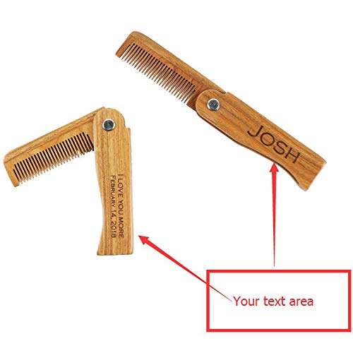 Peigne En Bois De Poche Pour Barbe Et Moustache Mootes For Gentlemen 8,5 Cm | Neuf