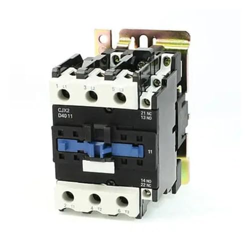Contacteur CA CJX2-4011 tripolaire compact 60A NO à fixation rail DIN