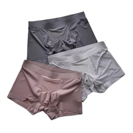 Ethika Men’s Underwear are Antibacterial Comfortable Seamless and Breathable Nylon Trunk Pack of 3 Multicolour
