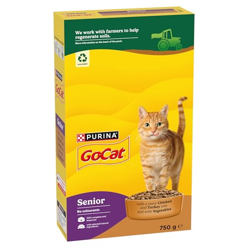 GO-CAT Senior Chicken and Turkey Dry Cat Food 750g - Image 3