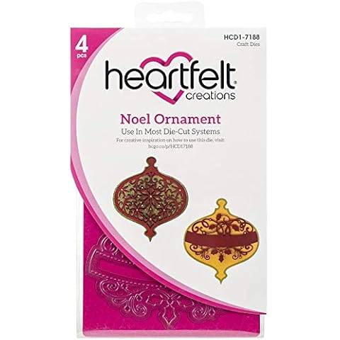 Heartfelt Creations Cut & Emboss Dies-Noel Ornament 3" To 5" Cover