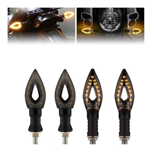 Clignotant LED pour moto à défilement dynamique universel 12V - 2