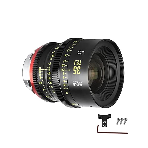 MEKE 35 mm T2.1 Full Frame Manueller Fokus Cinema Objektiv für Arri PL-Mount Cinema Kameras – Bild 7