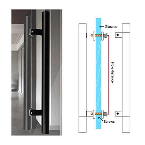 Poignée robuste en acier inoxydable au design architectural 150 cm