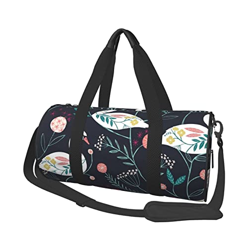 Sac de voyage fonctionnel motif cygne pour simplifier le sport et les loisirs