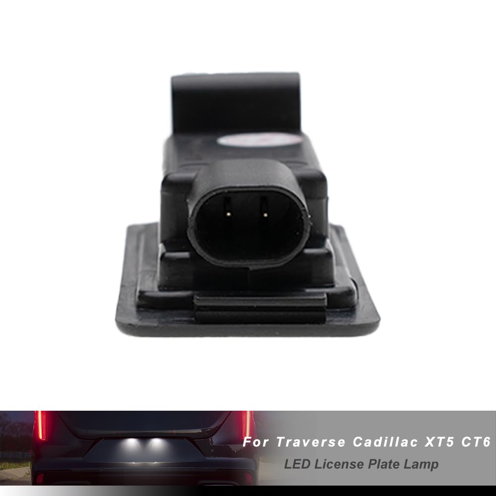 2pc LED License Plate Light Assembly For 2009-2012 Chevy Traverse & Cadillac – Plug-and-Play