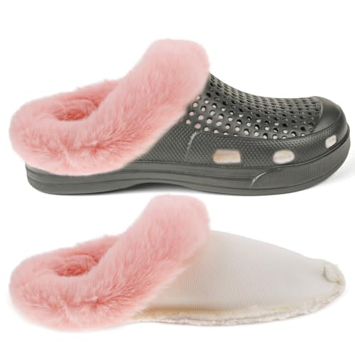 Par de plantillas peludas desmontables para zapatos miniatura 7