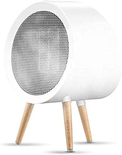 Calentadores calefactores Calentador de Ventilador portátil eléctrico y Enfriador de Aire: configuraciones con termostato Ajustable Adecuado para Dormitorio, Estudio, ofi