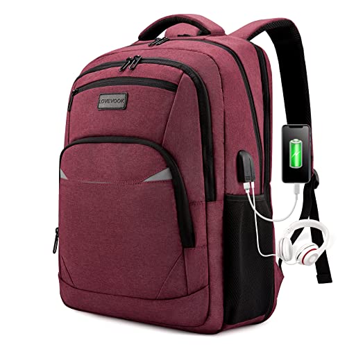 LOVEVOOK Laptop Rucksack 17&15.6 Zoll Wasserdichter Rucksack Herren Damen...