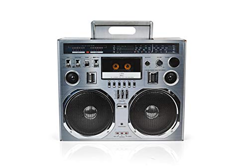 Boom Box Party Favor - Empty Flat Cardboard Containers - 16x13x5.25-Inches - Retro Hip Hop Theme Novelty Package for Gifts, Centerpieces, Decorations, Candy, Prop - Retro Birthday, Halloween Supplies