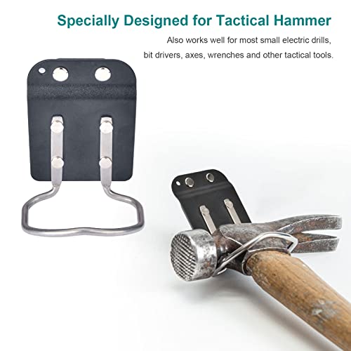 Generturbob Hammer Loop for 2\" Belt, Hammer Holder Belt Clip, Hammer Holster Clip on Rock Geologic Hammer Tool