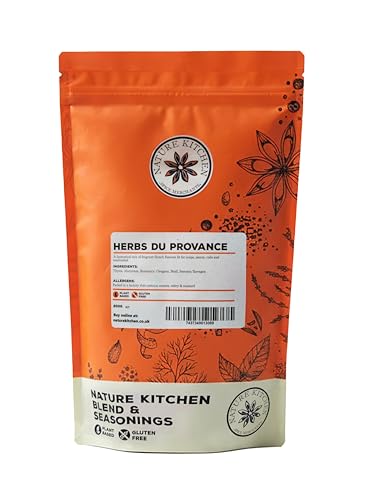 Nature Kitchen Herbs du Provance 200g, Premium French Herb Blend, Gluten Free, Vegan Seasoning for Roasts, Stews, Grilled Meats, Vegetables and Mediterranean Cooking