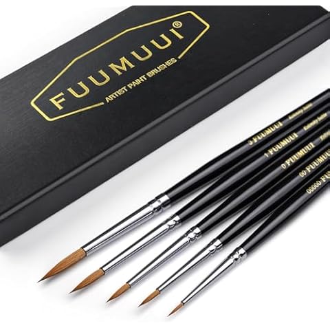 Fuumuui Kolinsky Sable Watercolour Brush Set Cover
