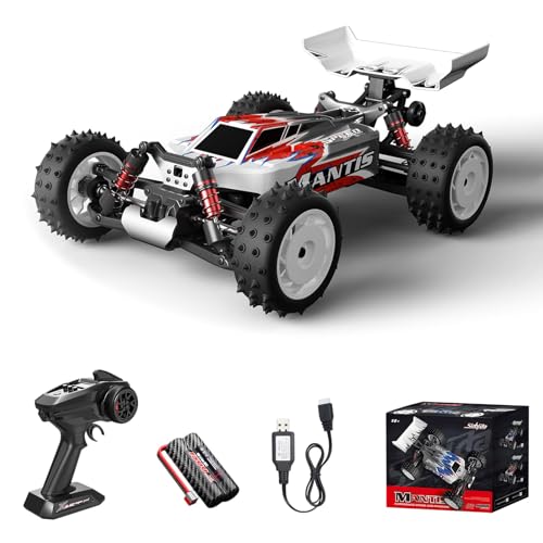 Genérico Coche RC Escala 1:16, 4wd, 36 Km/h, Vehículo Todoterreno De Alta Velocidad con Carcasa De PVC Antiexplosión, Aceleración Proporcional Completa para Terrenos Difíciles