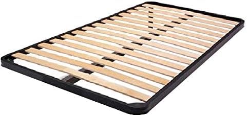 DOLCI SOGNI Rete 120x200 Senza Piedi per Letto Una Piazza e Mezza, Rinforzata con Barra Centrale, Ortopedica 100% Made In Italy, Struttura Letto