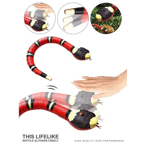 Jouet automatique pour chats et chatons, serpent électronique interactif de détection - 4