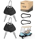 10L0L 4 Pack Universal Golf Cart Ignition Keys Replacement for EZGO 1976-up Electric and Gas, OEM# 17063-G1 17063G1