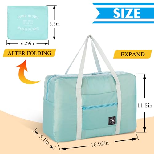 12-Piece Foldable Travel Duffel Bag Set