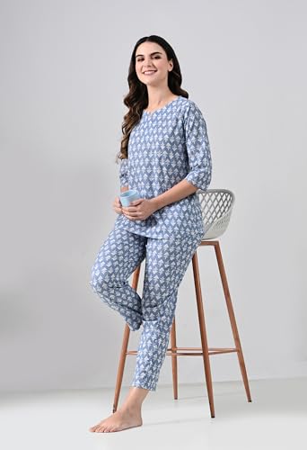 Image of Ichaa Cotton Women Night Suit Set