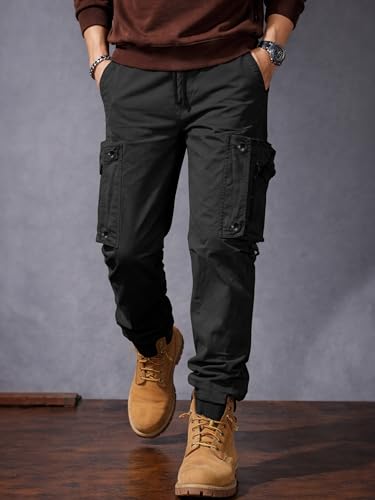 Image of Noble Monk Cargo for Men || Cotton Cargo Pant || Stylish Multi-Pocket Casual Trousers for Men