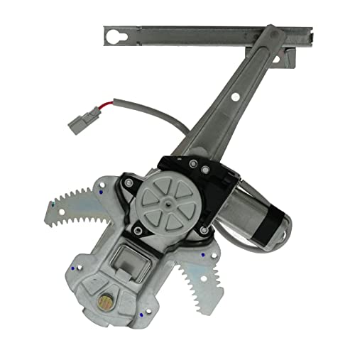 Image of TRQ Rear Left Power Window Regulator & Motor Assembly Drivers Side Compatible with 1997-2001 Honda CR-V
