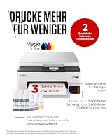 Canon MAXIFY GX1050 Tintenstrahldrucker mit Tank, günstigen Druckkosten | Für Büro und Telearbeit; nachfüllbare Tintenbehälter mit 3.000 Seiten pro Farbe, AirPrint und Mopria, Scannen und Kopieren – Ansicht 2