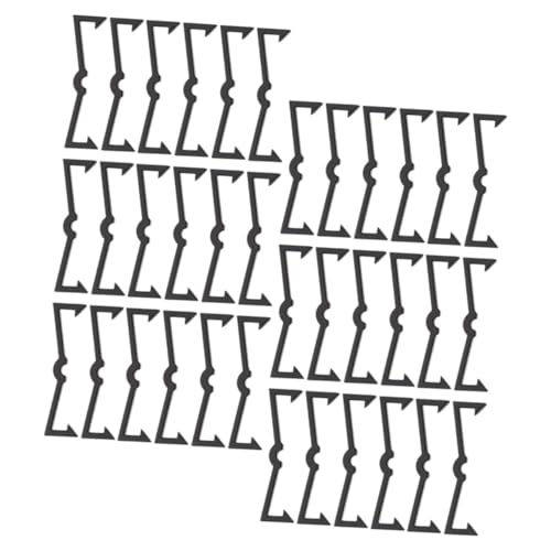 Alipis Pegboard Accessory Set 100pcs Pegboard Hook Locks Clip Retainers Plastic Material