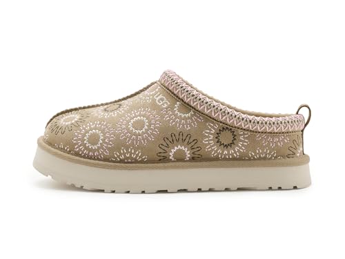 UGG Kids Tazz Sun Stitch Slipper, Mustard Seed, 2 by UGG - Image 4