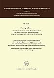 Experimentelle Untersuchungen axialer &Atilde;berschallgitter und ihrer Wechselwirkungen (Forschungsberichte des Landes Nordrhein-Westfalen) (German Edition)
