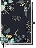 Chäff Organizer Day by Day 2023 A5 [Mondscheinblüte] 1 Tag 1 Seite | Hardcover Tageskalender 2023 A5, Tagesplaner, Terminkalender, Terminplaner, Kalender | nachhaltig & klimaneutral