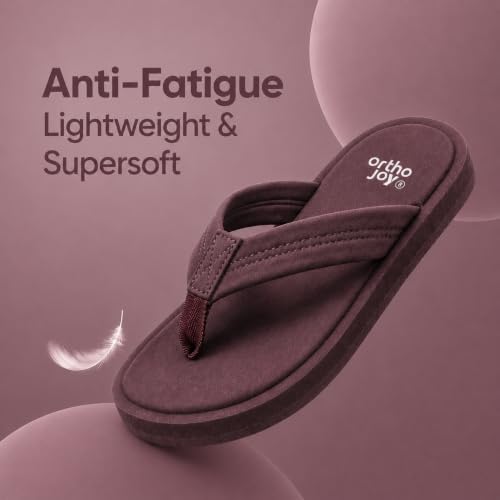 Image of ORTHO JOY Men Doctor Ortho slippers | Extra Soft comfortable and stylish flip flop slippers for Men in exciting colors |Lightweight | Anti Skid | Daily Use Chappal