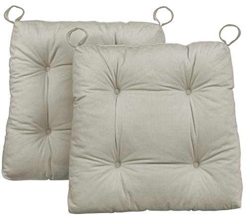 Traumnacht 03770396105 Sueño Noche Silla Cojín Premium Juego de 4, algodón, Beige, 38 x 40 x 7 cm, 4 Unidades de Medida Cover