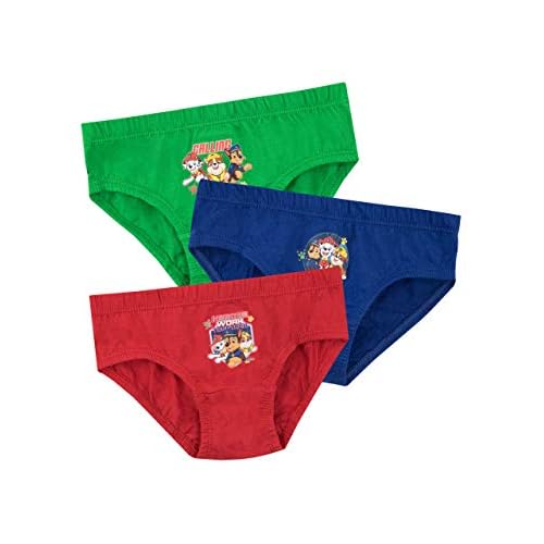 Paw Patrol Ropa Interior para niños Paquete de 3 Multicolor 5-6 años