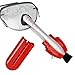 Carbon Klean Peeps Eyeglass Lens Cleaner - Efficient and Durable Carbon Microfiber Technology - Exclusively Used by NASA - 500 Uses (Injected Red)