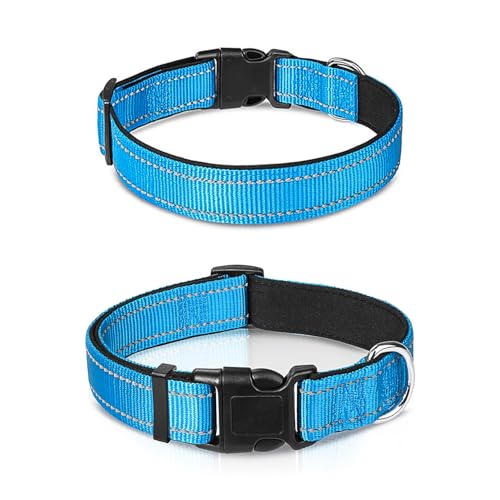Reflective Dog Collar, Adjustable Pet Collar with Quick Rele
