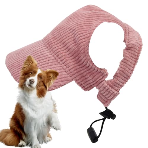 Fierudeng 犬用帽子 耳穴付き | 子犬用サンボネット,小型中型大型犬用軽量調節可能デザイン 散歩やアウトドアビーチ登山に最適