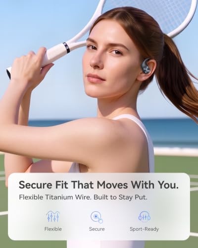 1MORE Open Ear Earbuds, 2026 Running Ear Buds Over Ear Headphones Wireless - image 7