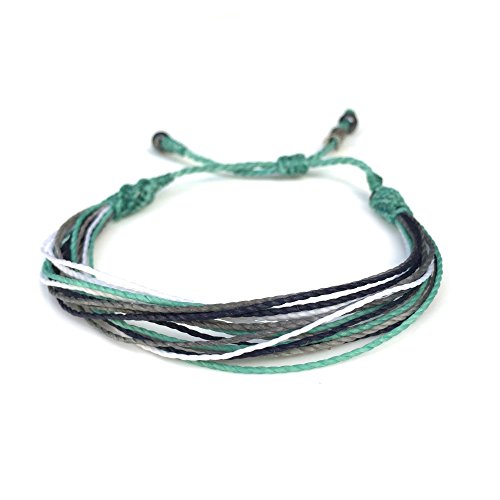 Aqua Navy Surf String Bracelet for Men and Women | Handmade Sailor Rope Bracelets by Rumi Sumaq