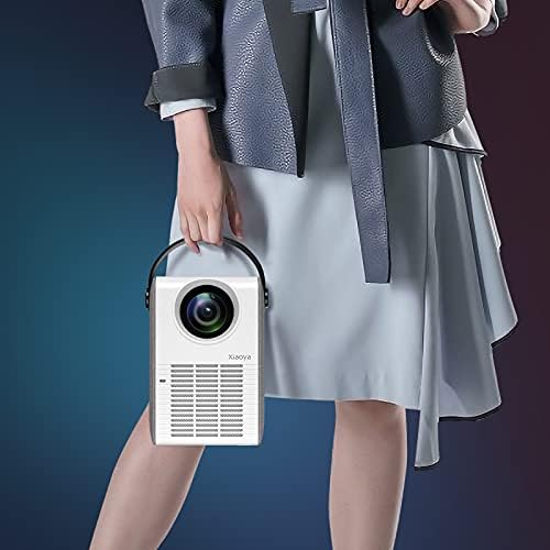 Projector, XIAOYA WiFi Mini Projector Built in Hi-Fi Speakers, Portable Projector 1080P Supported, Compatible with Ios/Android, TV Stick, PS4/5, HDMI, VGA, USB