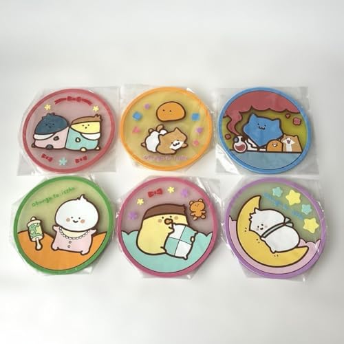 お文具といっしょ クリアラバーコースター 全6種